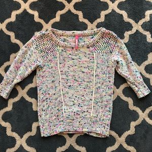 Plenty Tracy Reese Anthropologie neon knit sweater